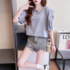 売り切れ必至 簡潔 個性派 ファッション 全3色 半袖Tシャツ<U-8514>
