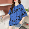 着心地抜群 切り替え 女性力を高める プリント Tシャツ カットソー＜U-3489＞