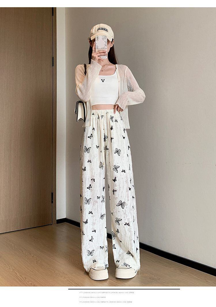 オシャレ 切り替え デザイン 三色 スウェット ジョガーパンツ <U-11936>