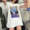 話題沸騰中 都市ファッショ 流行新作 オシャレ デザイン プリント全6色 半袖Tシャツ<U-9108>