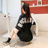 好感度満載 切り替え 美感いっぱい Tシャツ カットソー トップス＜U-3258＞