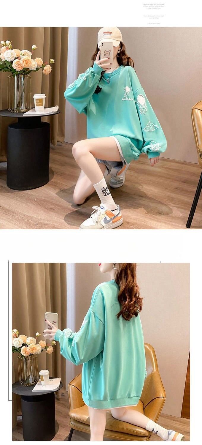 【裏起毛】 美人度アップ 魅力的 スウェット <U-6026>