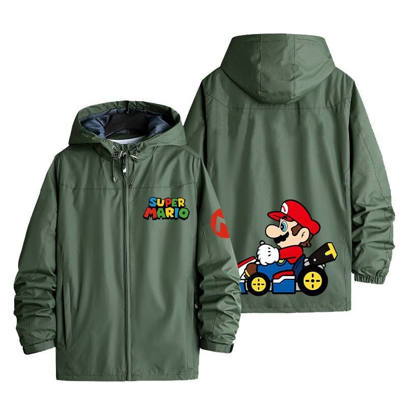 大好評 質感のいい   撥水加工 プリントロゴ 男女兼用 5色展開 マウンテンパーカー U-12660