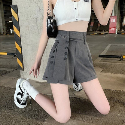 美感いっぱい ハイウエスト 着心地抜群 パンツ ボトムス＜U-3360＞