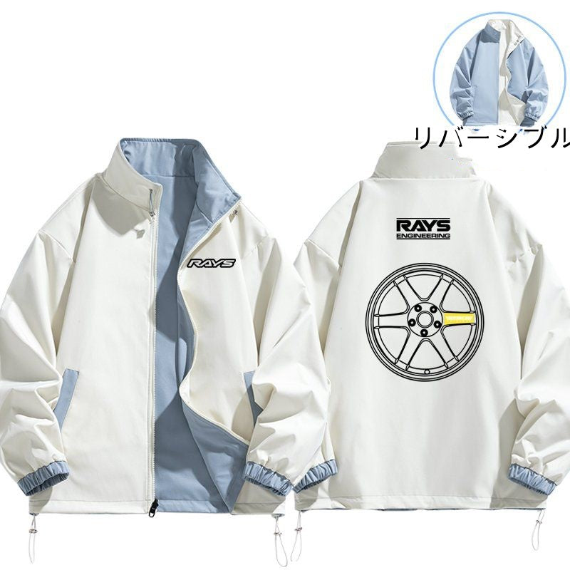 絶対欲しい  撥水加工 男女兼用  リバーシブル ライトジャケット  U-13098