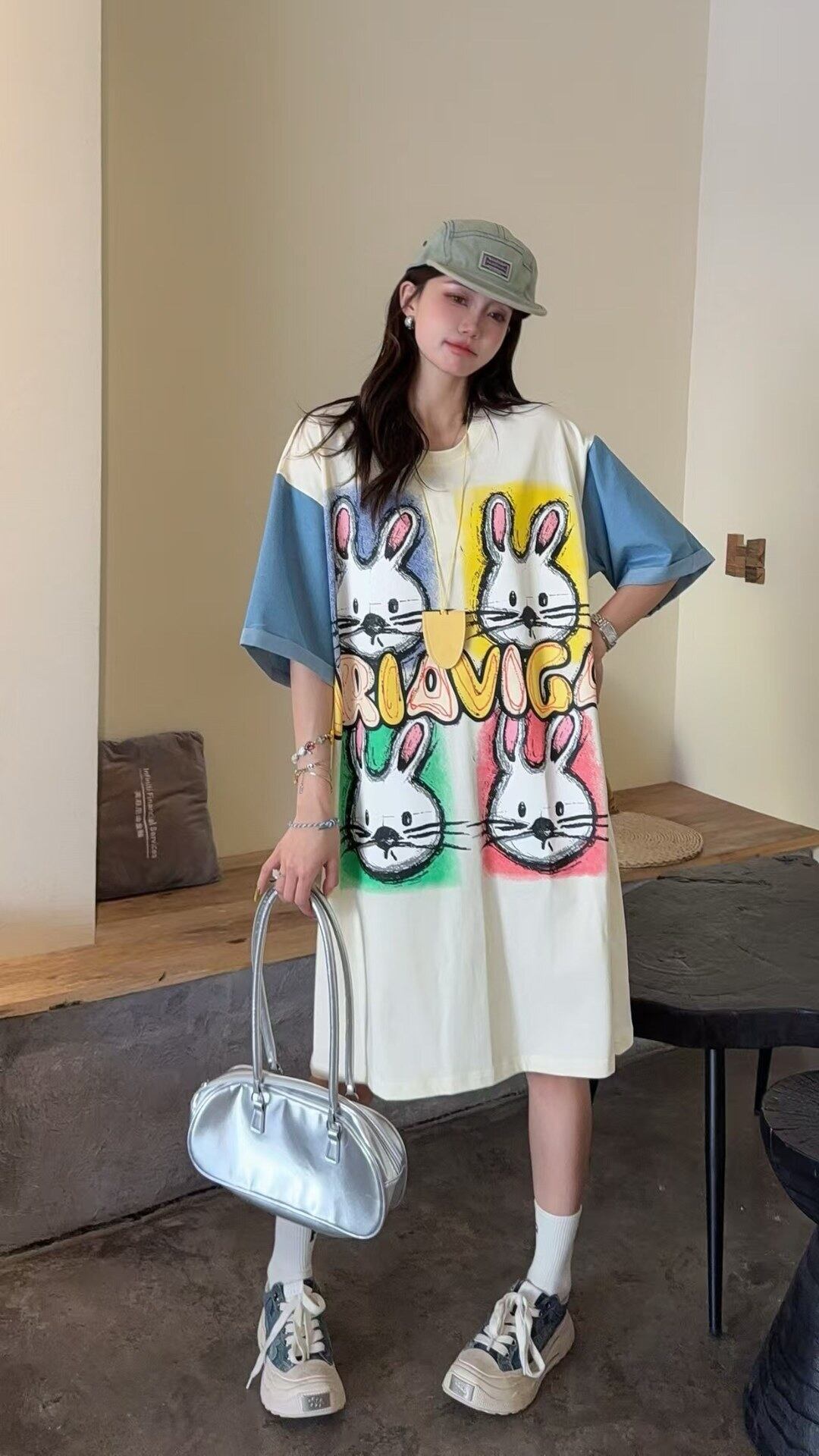 着回し力抜群 好感度UP 海外トレンド カジュアル 全3色 半袖 Tシャツ ＜U-11464＞