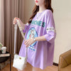 新商品 プリント ファッション ゆったり 全4色 半袖 Tシャツ＜U-11493＞