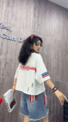ファッション 美人度アップ おすすめ 好感度UP カジュアル 全4色 半袖 Tシャツ ＜U-11219＞