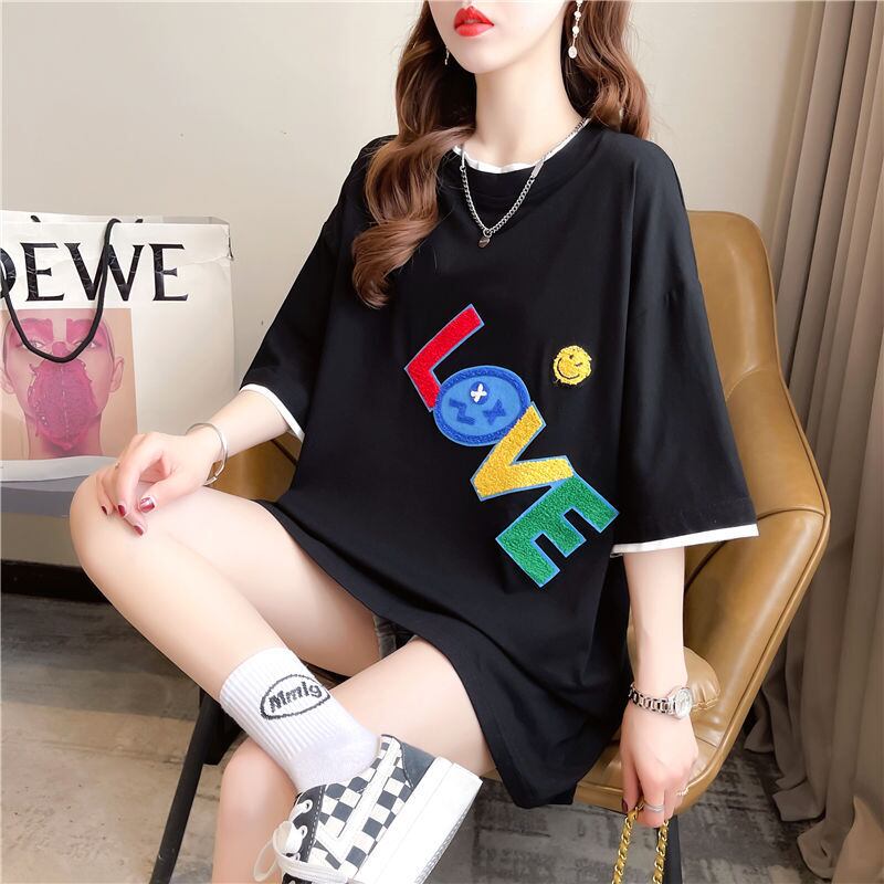 今季マストバイ スウィート 特別デザイン プリント 全3色 半袖Tシャツ<U-8543>