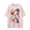 売れ筋 早い者勝ち 絶対流行 カジュアル 2色選択 Tシャツ<U-11178>