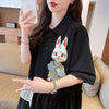 【人気商品再入荷】美人度アップ 好感度UP 海外トレンド カジュアル 全3色 半袖 Tシャツ ＜U-11499＞
