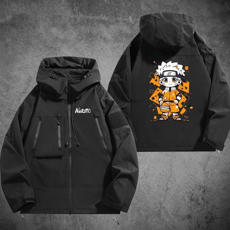 【春新作】合わせやすい  撥水加工 バックビッグロゴ 男女兼用 4色展開 マウンテンパーカー U-12707