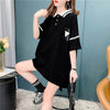 着心地抜群 切り替え 女性力を高める プリント Tシャツ カットソー＜U-3626＞