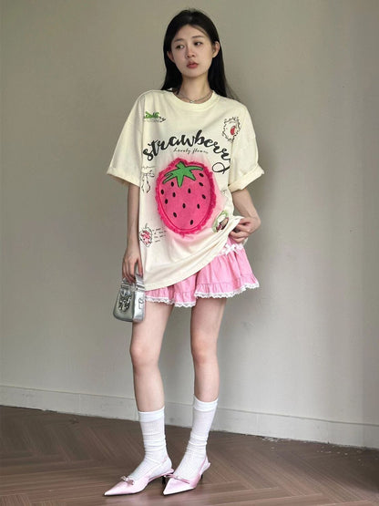 売れ筋 美人度アップ 大好評 好感度UP カジュアル 全4色 半袖 Tシャツ ＜U-11287＞