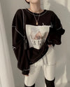 美人度アップ  超人気商品 スウェット<U-3987>