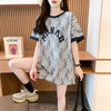 エレガント 早い者勝ち 絶対流行 カジュアル 2色選択 Tシャツ<U-11581>