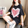 個性的なデザイン 切り替え 今季大好評 プリント Tシャツ カットソー＜U-3410＞