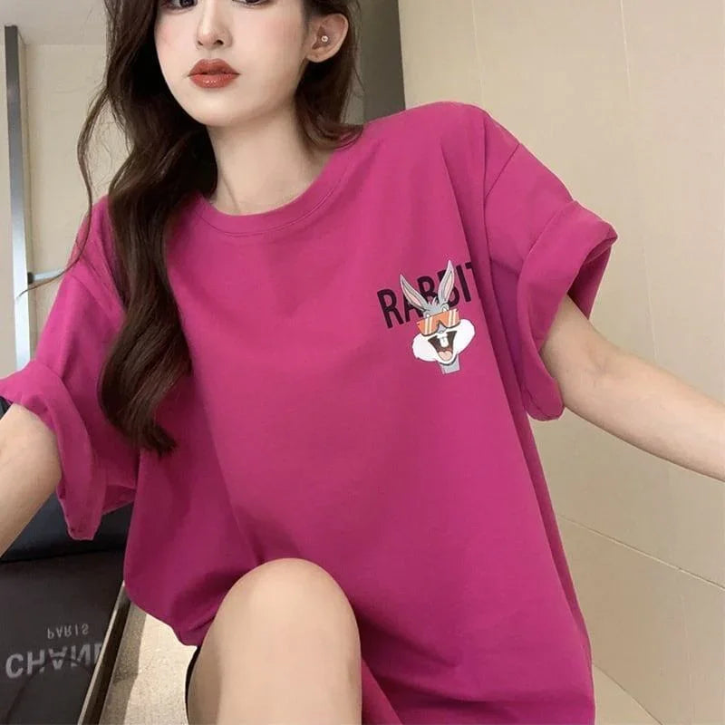 今季大好評 切り替え 美感いっぱい プリント Tシャツ カットソー＜U-3458＞