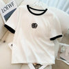 超人気 カジュアル 知的 シンプル Tシャツ＋パンツ ＜U-8460＞