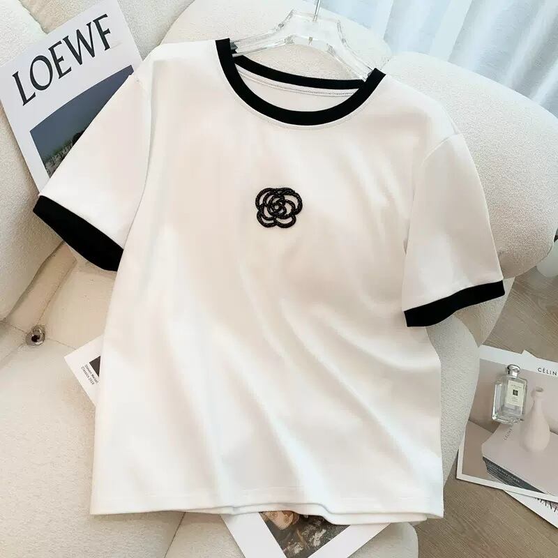 超人気 カジュアル 知的 シンプル Tシャツ＋パンツ ＜U-8460＞