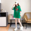 とてもデザイン性の高いモザイクエレメント半袖Tシャツ<U-2986>