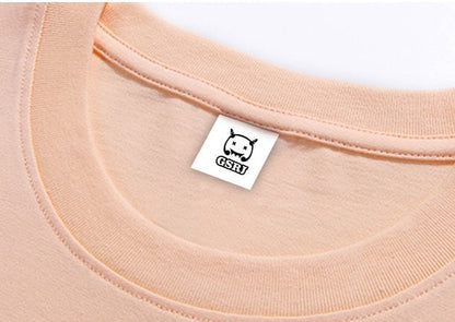 スタイルアップ カジュアル おしゃれ度高め プリント全5色 半袖Tシャツ<U-9437>