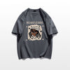 ベストセラーアイテム！ カジュアル 定番シンプル ルーズ プリント全5色 半袖Tシャツ<U-9022>
