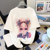 【半額！期間限定！！】大人可愛い上質 キュートプリント カジュアル 半袖Tシャツ＜U-8593＞