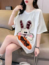 大活躍 好感度UP 海外トレンド カジュアル 全4色 半袖 Tシャツ ＜U-11096＞