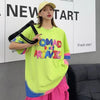 個性的なデザイン アバンギャルド 好感度満載 プリント 半袖Tシャツ カットソー＜U-8237＞