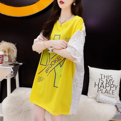 デザイン感 3色選択可 合わせやすい プリント Tシャツ カットソー＜U-3095＞
