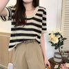 オシャレ度満点 好感度満載 ボーダー柄 Tシャツ カットソー＜isf-3232＞