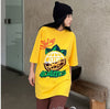 話題沸騰中 おしゃれ度高め 活躍する優秀アイテム プリント 半袖 Tシャツ <U-9325>
