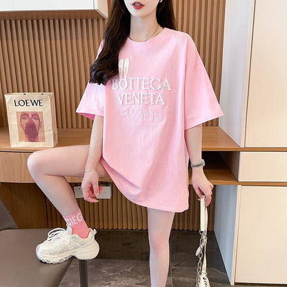 絶対欲しい 早い者勝ち 絶対流行 カジュアル 2色選択 Tシャツ<U-11707>