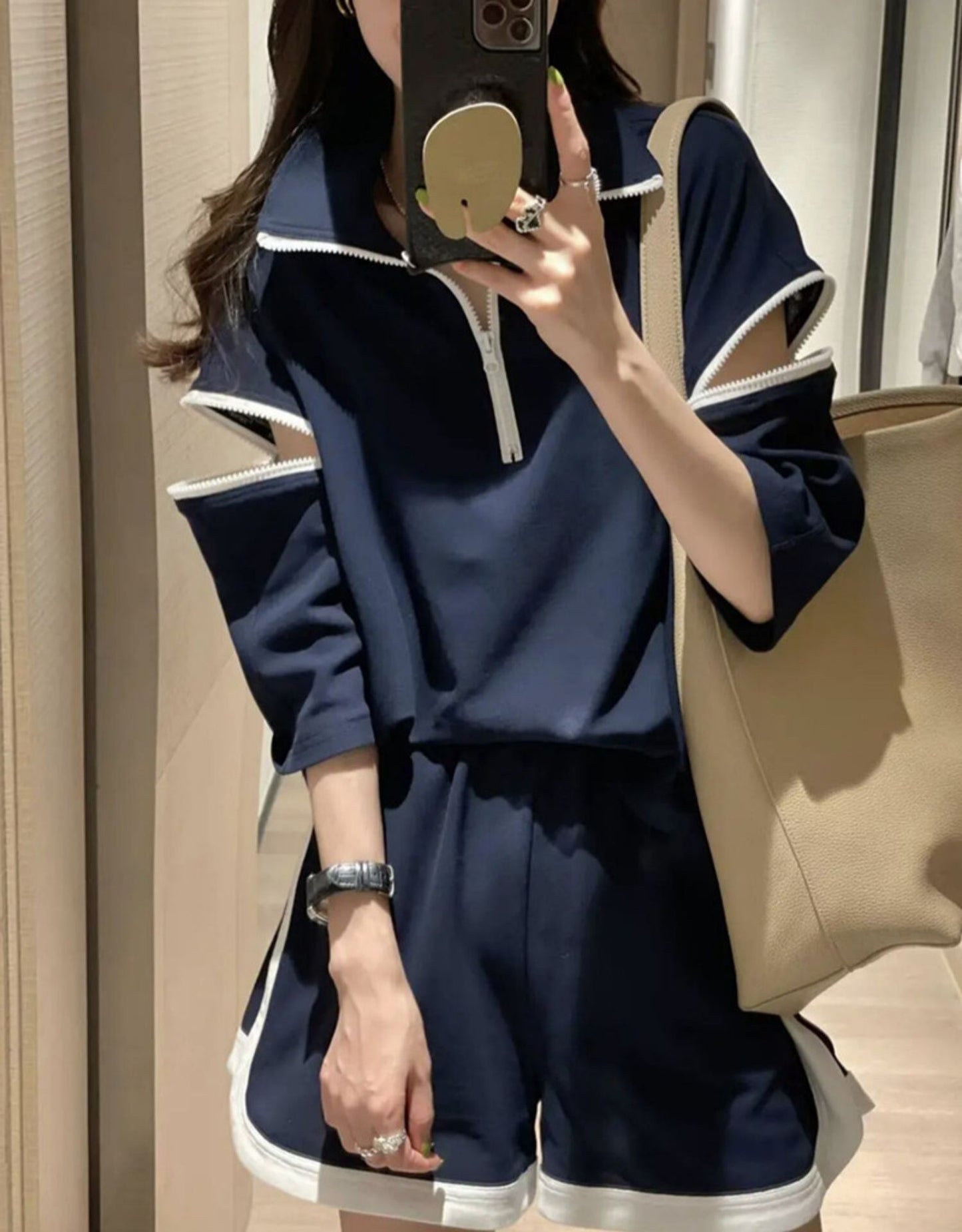 主役級 ファッション 今季マストバイ 個性派 半袖Ｔシャツⅹパンツセット<U-6533>