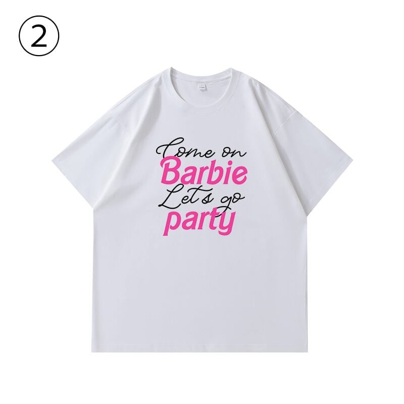 絶対流行 カジュアル 早い者勝ち ルーズ プリント全3色 2種選択可 男女兼用 半袖Tシャツ<U-9030>