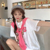 早い者勝ち 早い者勝ち 絶対流行 カジュアル 2色選択 Tシャツ+カウルネック<U-11153>
