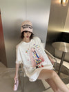 大人の定番 キュート 夏の新作 カジュアル Tシャツ半袖<U-4896>