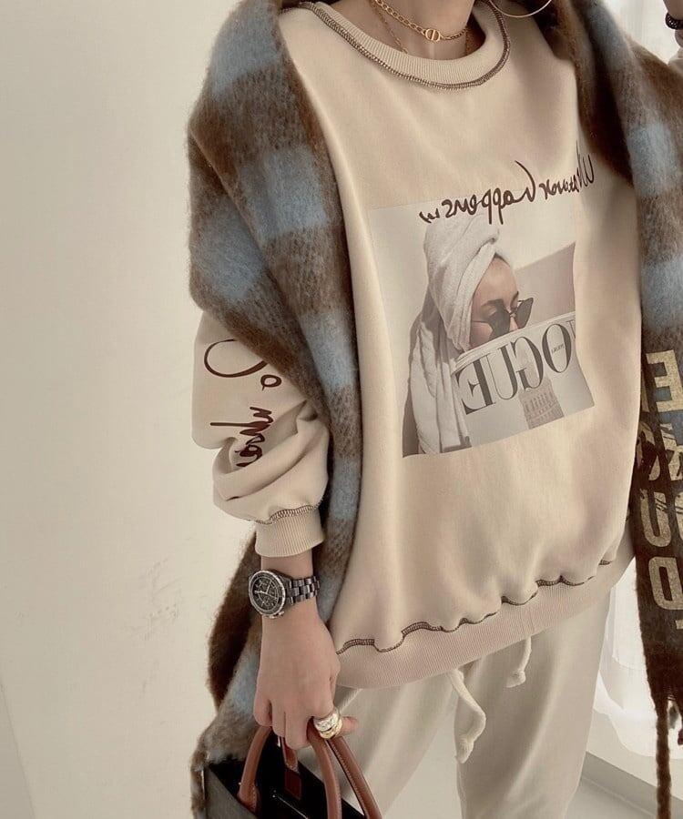 美人度アップ  超人気商品 スウェット<U-3987>