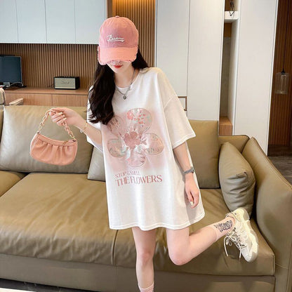 超人気 切り替え カジュアル プリント全3色 半袖Tシャツ カットソー ＜U-8609＞
