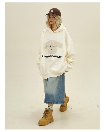 【裏起毛】タイドファッション快適である ゆったり 暖かい服 2色選択 カジュアル パーカー<U-10562>