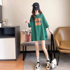 着心地抜群 切り替え 女性力を高める プリント Tシャツ カットソー＜U-3592＞
