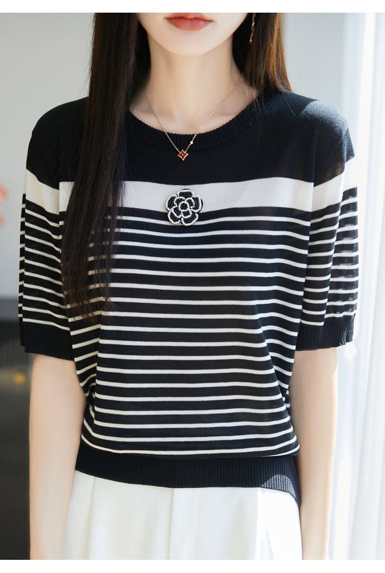 定番シンプル 売り切れ必至 着回し力抜群 全2色 Tシャツ <U-11938>