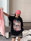 豊富な品揃え カジュアル ファッション プリント 半袖Tシャツ<U-4915>