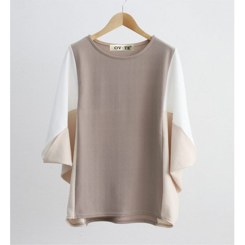 好感度UP 海外トレンド カジュアル 全3色 半袖 Tシャツ ＜U-11787＞