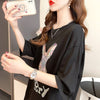好感度満載 切り替え 着心地抜群 プリント Tシャツ カットソー＜U-3497＞