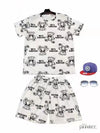 好感度UP カジュアル 夏に嬉しい機能付き 半袖Ｔシャツⅹパンツセット全4色<U-11628>