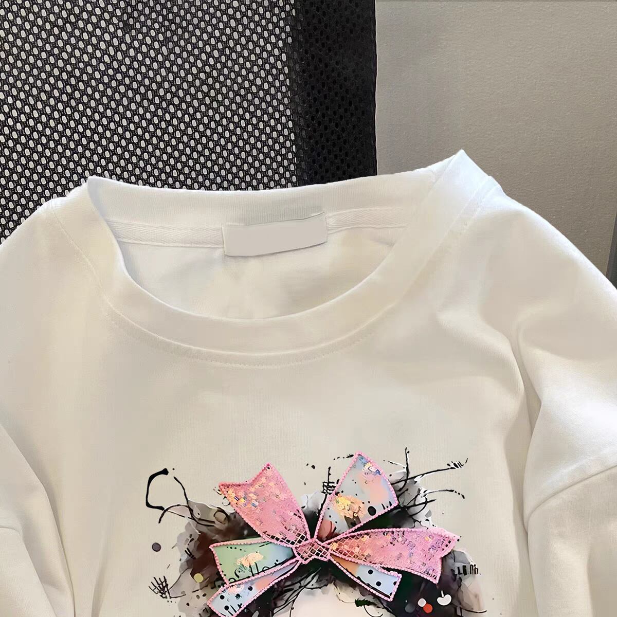 超人気 キュート カジュアル 全3色 半袖 Tシャツ <U-8670>