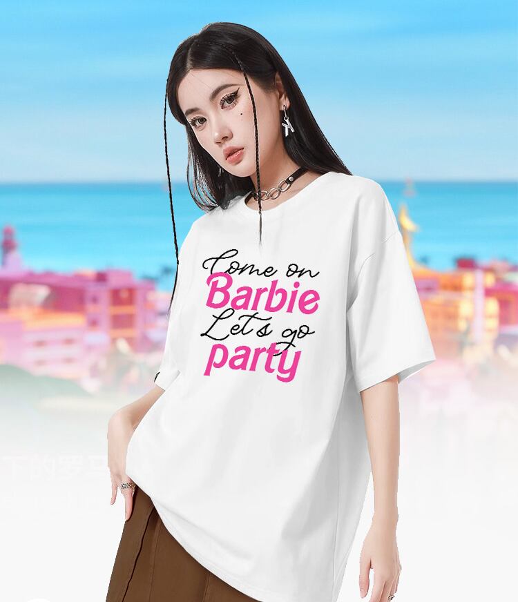 絶対流行 カジュアル 早い者勝ち ルーズ プリント全3色 2種選択可 男女兼用 半袖Tシャツ<U-9030>