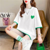 ファッション 3色選択可 シンプル 切り替え Tシャツ カットソー＜U-3070＞